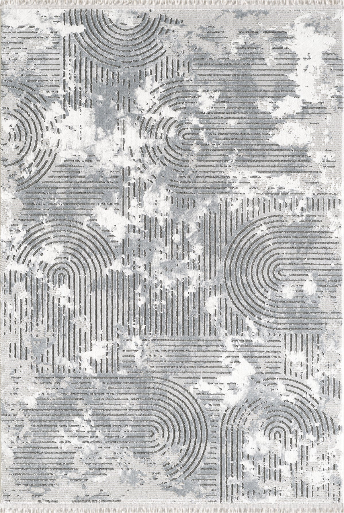 L2 Decor Petra Area Rug 5' x 8' - Dark Grey