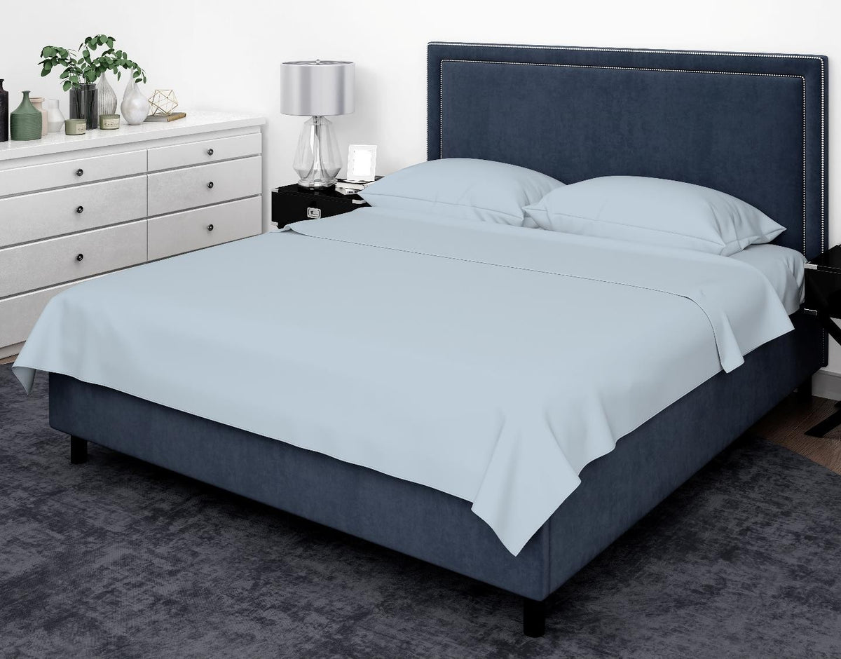 Cotton House Full Bamboo Sheet Set - Niagara Mist, Blue