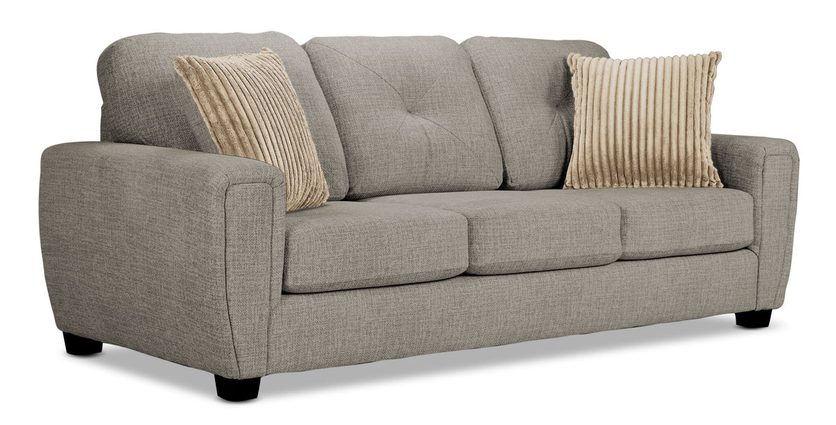 Carolina Sofa, Loveseat and Chair Set - Brown
