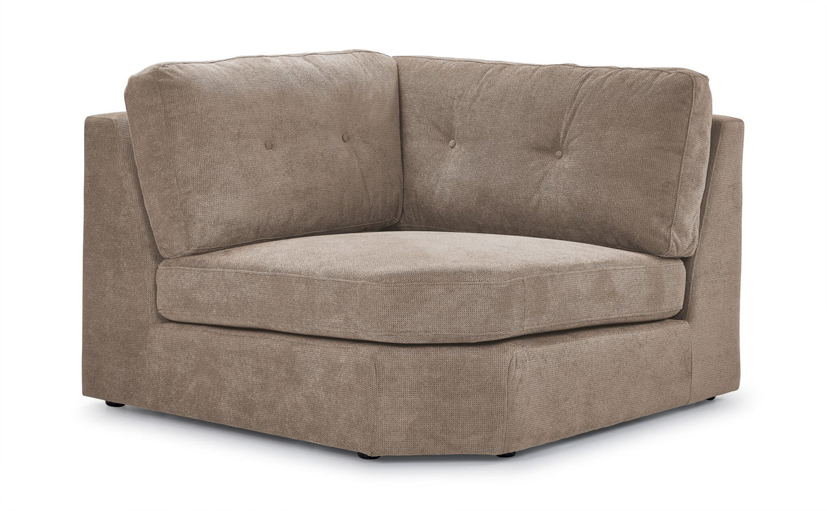 Feeling Connected - Connex 6-Piece Modular Sectional with Drawer Console - Beige
