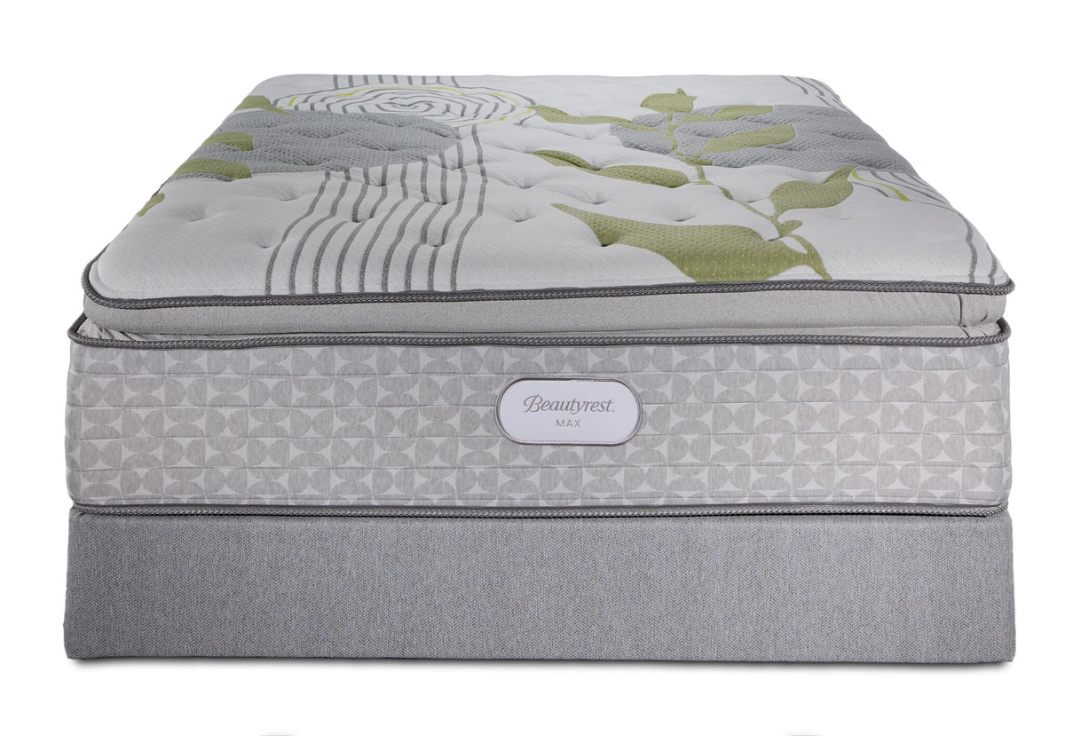 Beautyrest Max+ Essence Euro Top Plush Queen Mattress and Boxspring Set