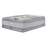 Beautyrest Max+ Valley Pillow Top Medium King Mattress and Low Profile Split Boxspring Set