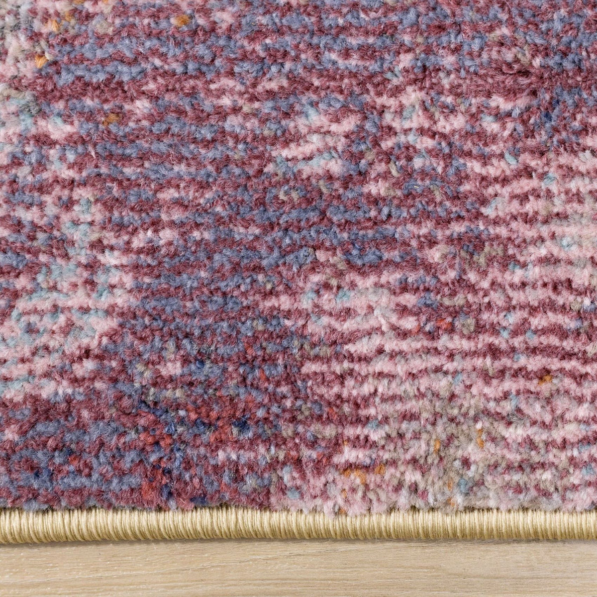 Petal Dreams 5'3" x 7'7" Poppy Design Area Rug - Pink, Blue, White,
