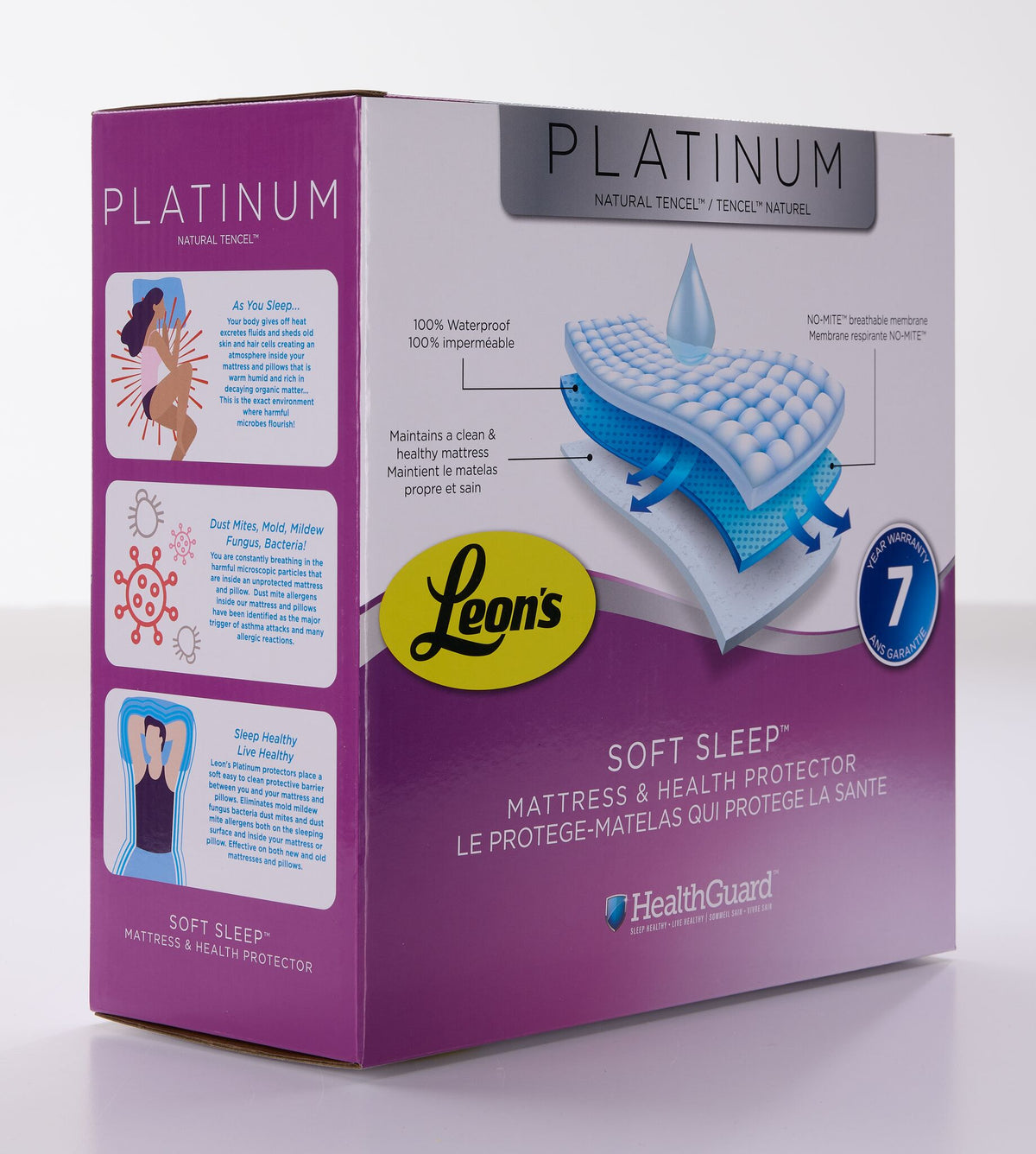 Platinum Twin XL Health Guard - Tencel