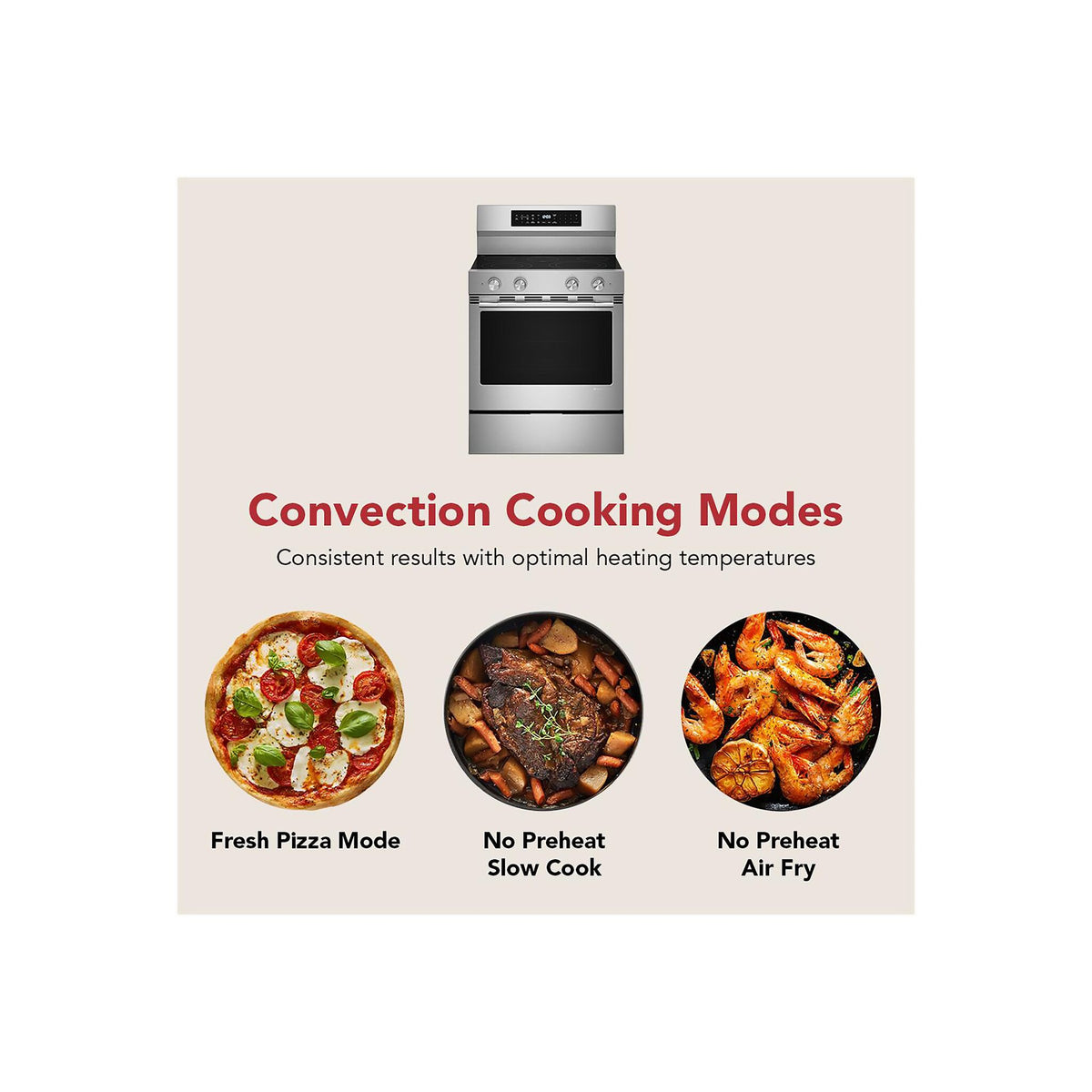 KitchenAid Printshield Stainless Freestanding Electric Convection Range (5.3 cu.ft.) - YKFES530SPS--