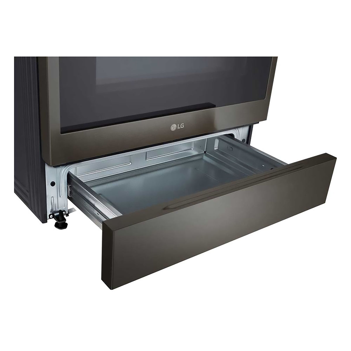 LG Smudge Resistant Black Stainless Steel Smart Gas Slide-In Range with Air Fry (6.3 Cu.Ft) - LSGL6335Z