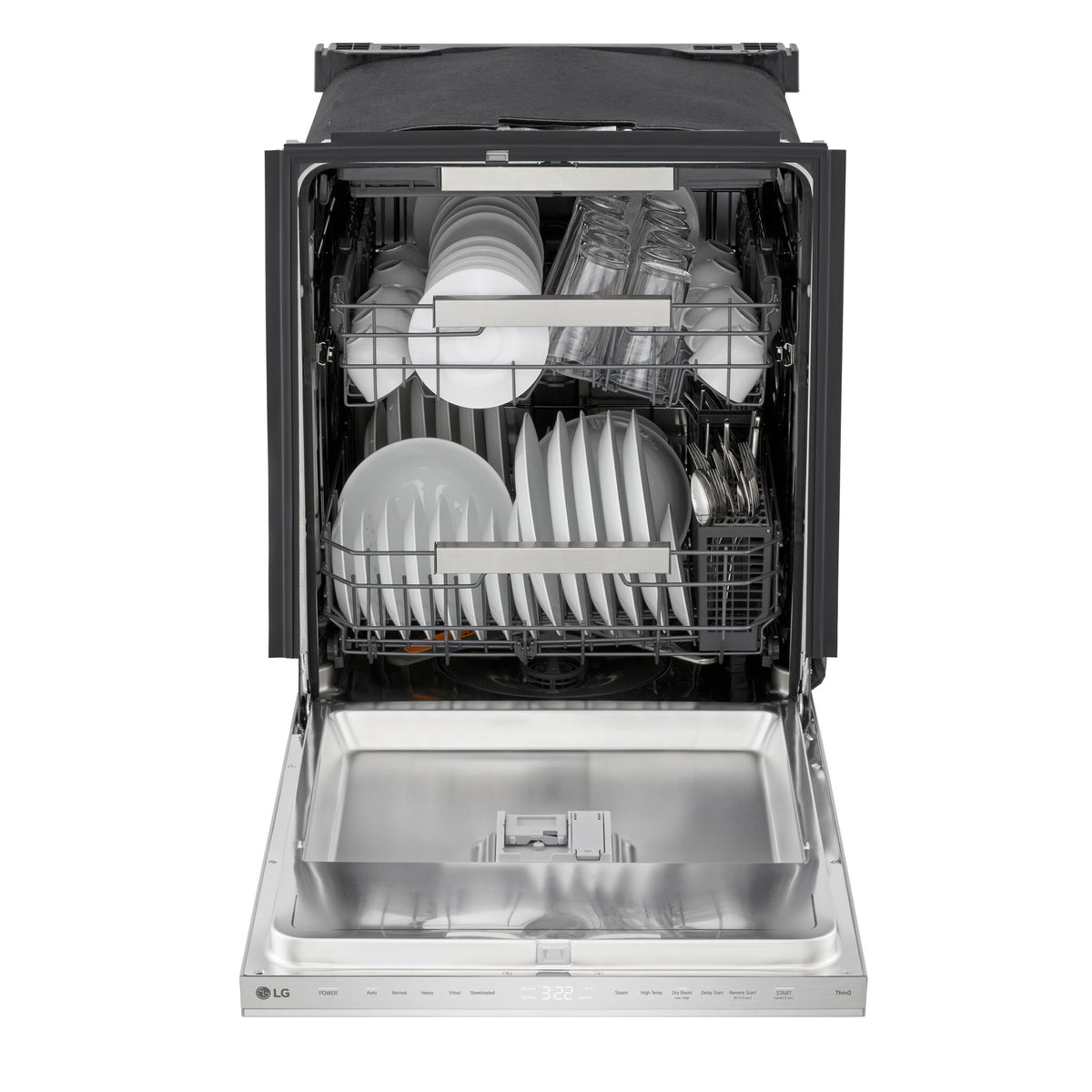 LG Stainless Steel 24" Top Control Dishwasher with QuadWash® - LDNPM654S