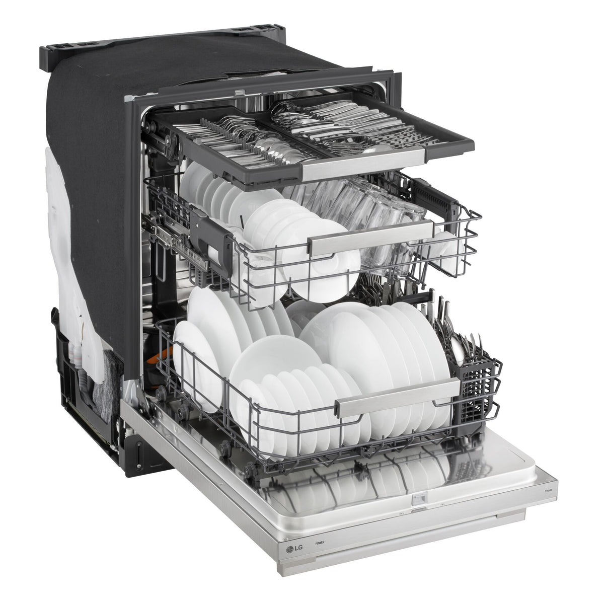 LG Stainless Steel 24" Top Control Dishwasher with TrueSteam® - LDNTH753S
