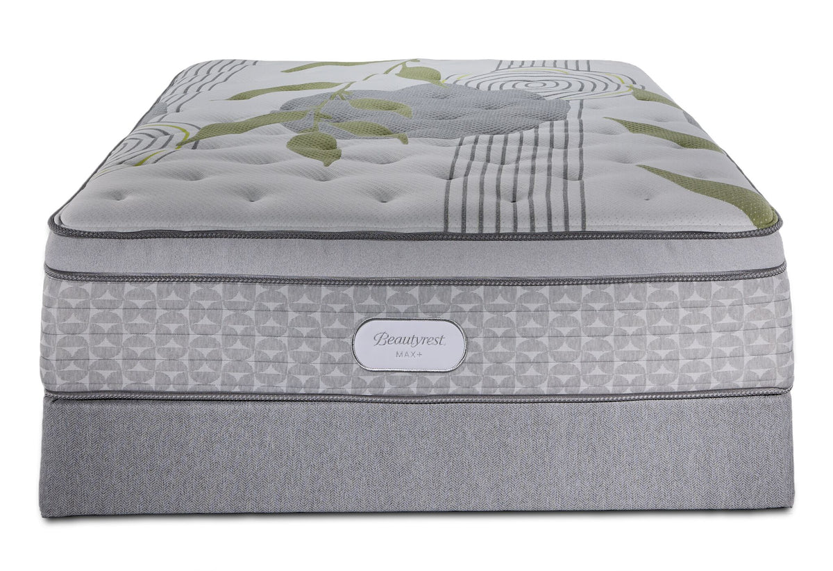 Beautyrest Max+ Lumen Euro Top Luxury Firm Twin XL Mattress and Boxspring Set