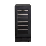 Marathon Black Steel Dual Zone Wine Cooler - MWC28-DBLS-1