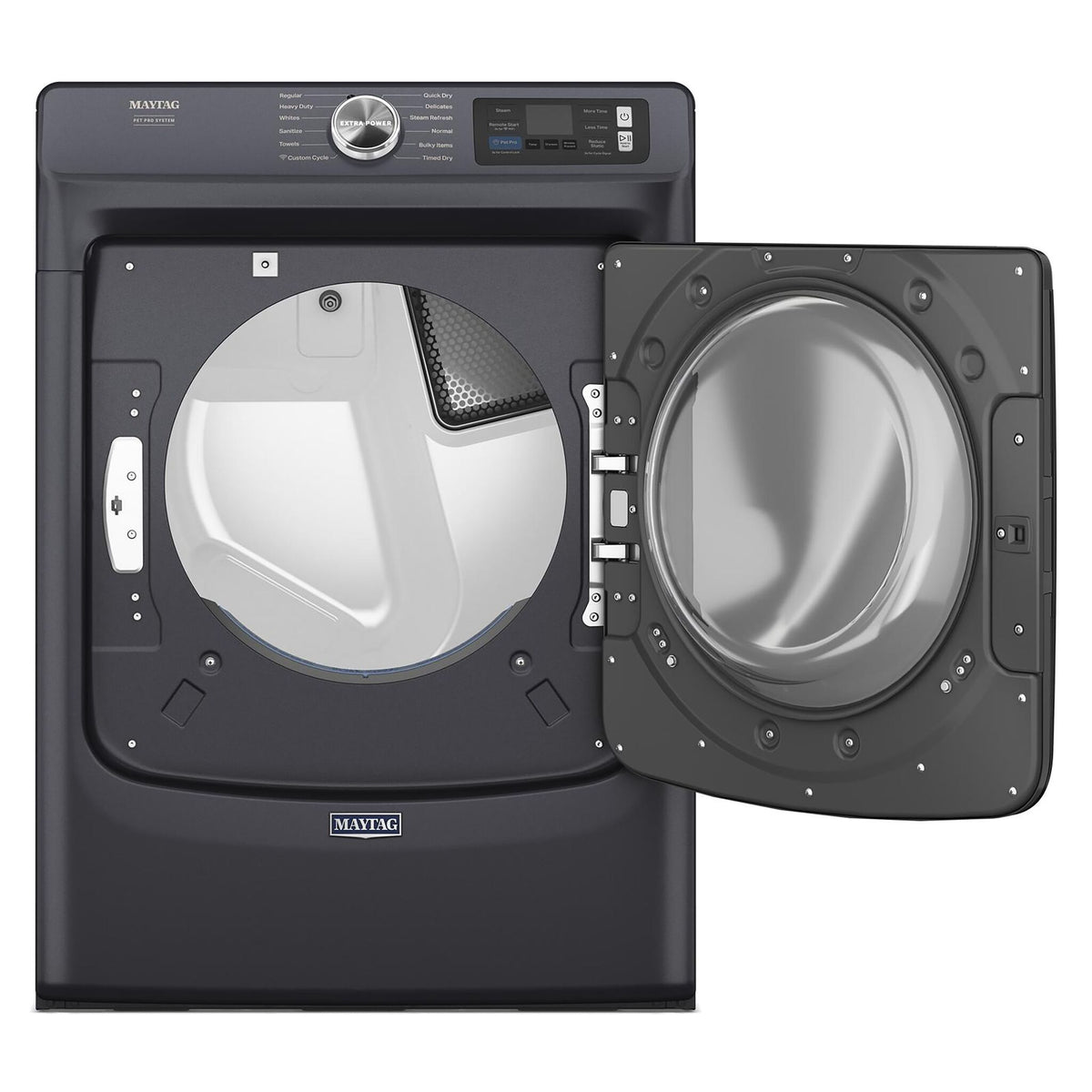 Maytag Midnight Steel Gas Dryer with Pet Pro (7.4 Cu.Ft.) - MGD7020RF