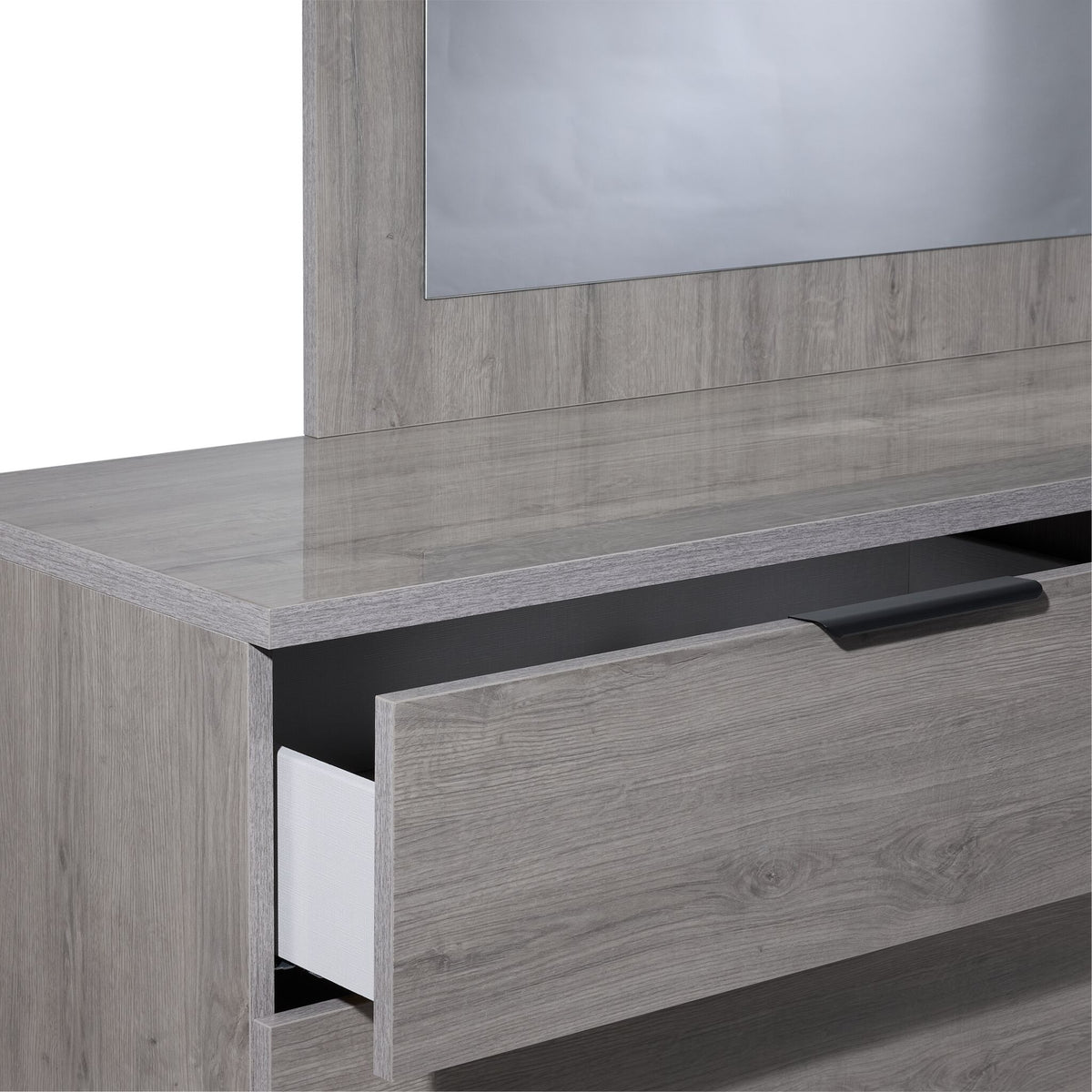 In Full Bloom - Monaco 6-Drawer Dresser - Grey