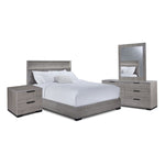 In Full Bloom - Monaco 6 - Piece King Bedroom Set - Grey
