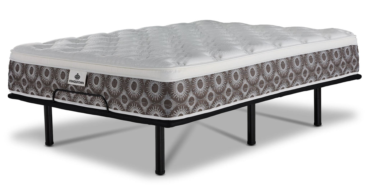 Kingsdown Nerissa Plush Euro Top Queen Mattress and L2 2.0 Adjustable Base