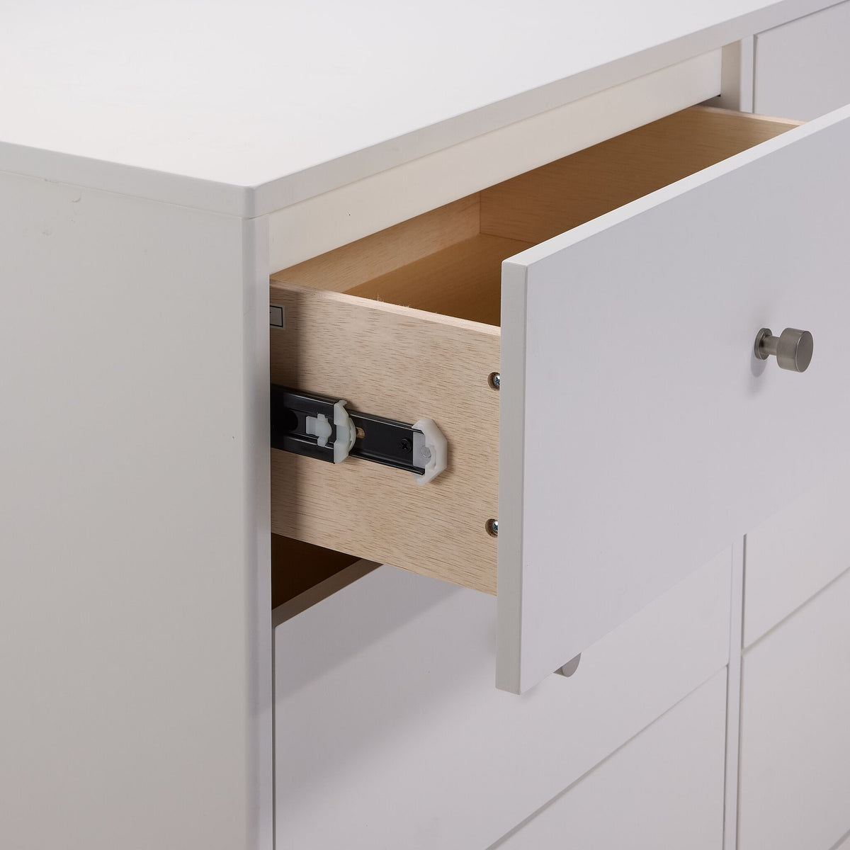Delta Children Nico 6 Drawer Dresser - Bianca White, Natural