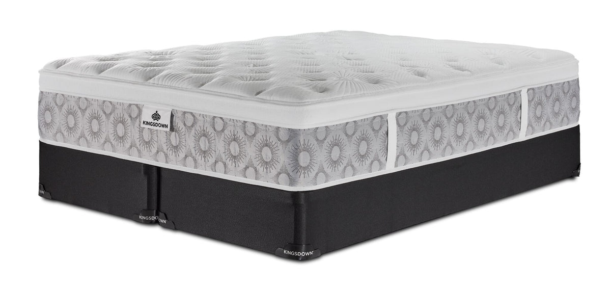 Kingsdown Rothwell Medium Euro Top King Mattress and Split Boxspring Set