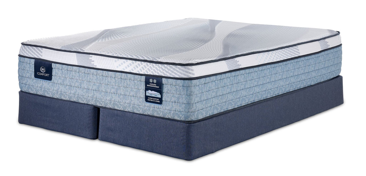 Serta iComfort® AIR 3 Medium Euro Top 13" King Mattress and Split Boxspring Set