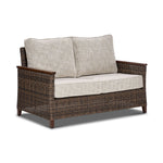 Solstice Outdoor Loveseat - Antique Brown