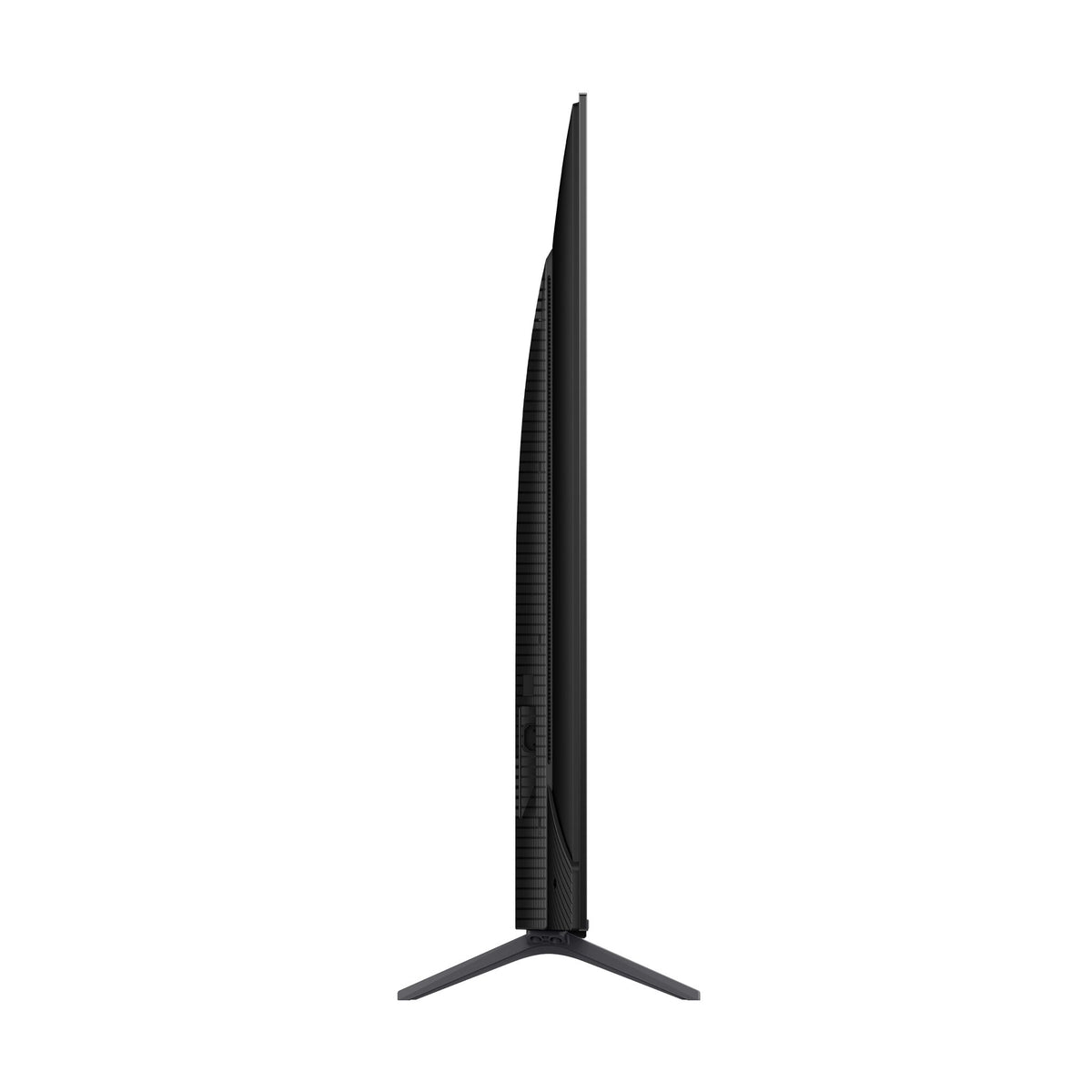 Side profile view showing slim bezel of TCL 55-inch 4K QLED TV