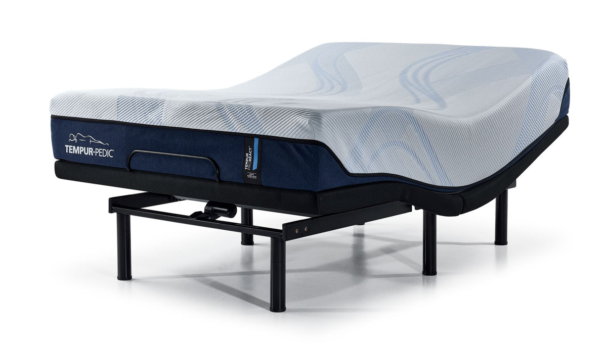 Tempur-Pedic React 2.0 Soft 11" King Mattress and L2 Motion Fit Adjustable Base