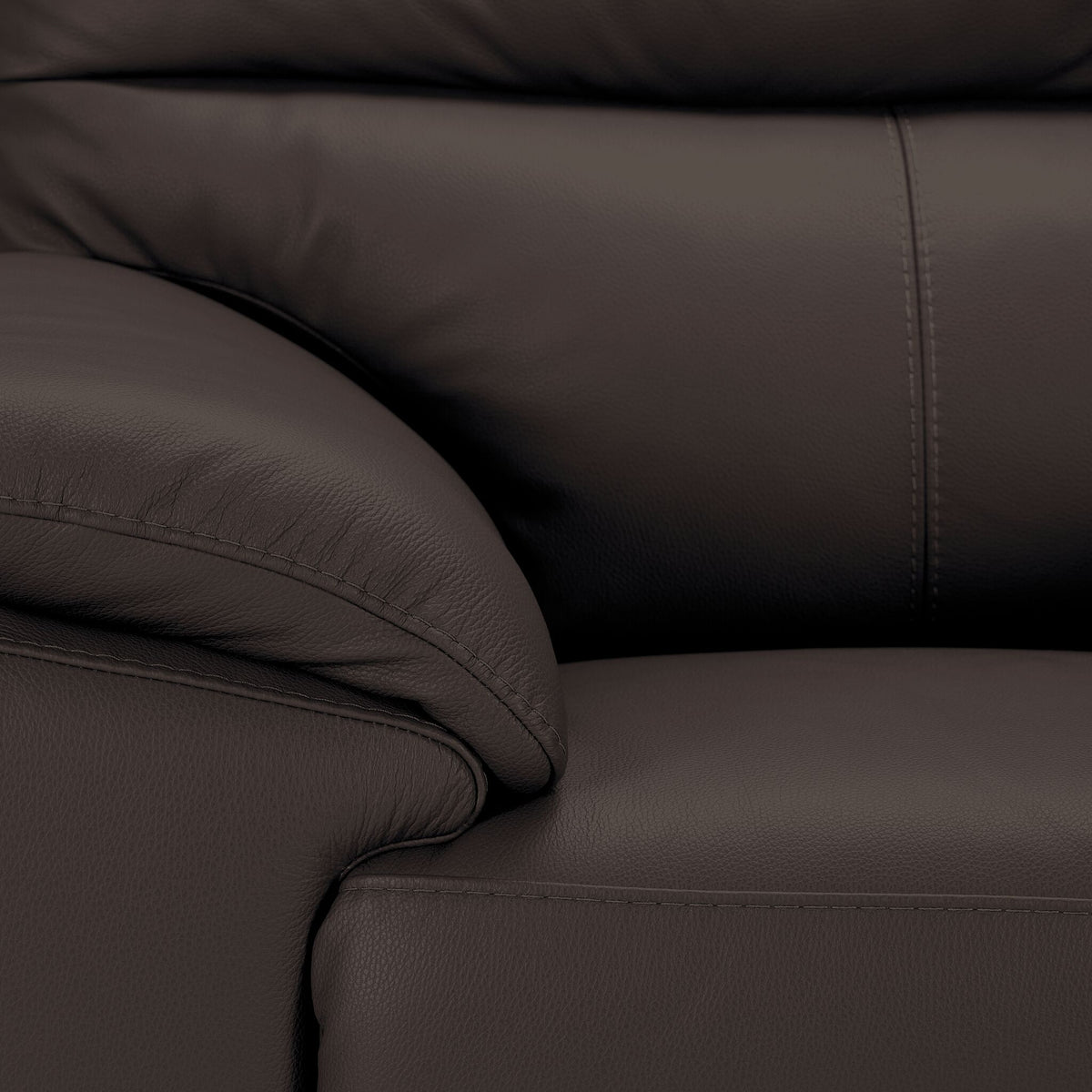 Toscana Leather Sofa and Loveseat Set - Chocolate