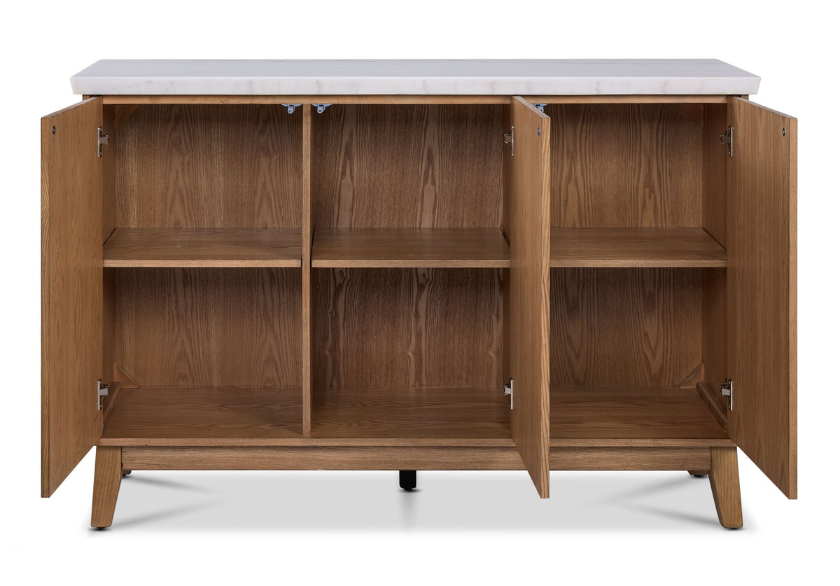 Vida Server- Natural Beige, Grey