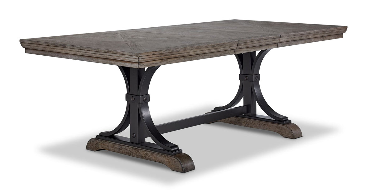 Yorkshire 7 - Piece Extendable Dining set - Warm Grey