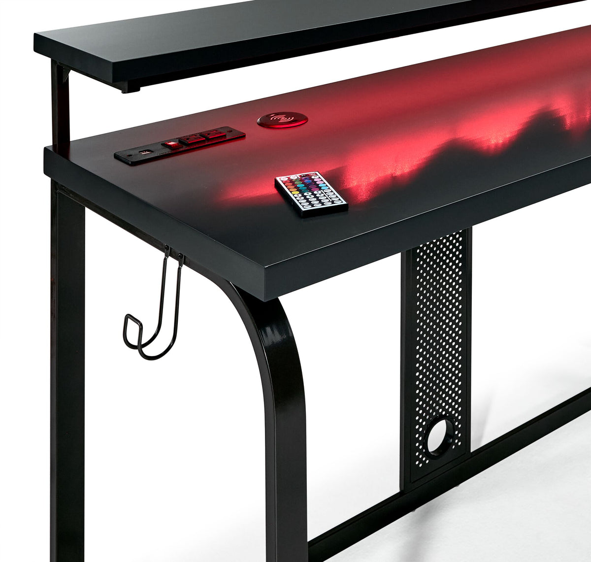 Zander II L-Shaped Gaming Computer Desk - Grey