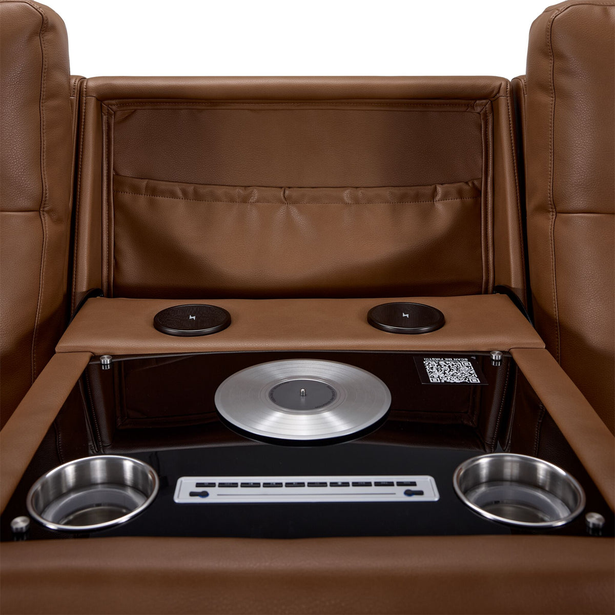 In Harmony - Zeppelin Power Reclining Sofa - Tan