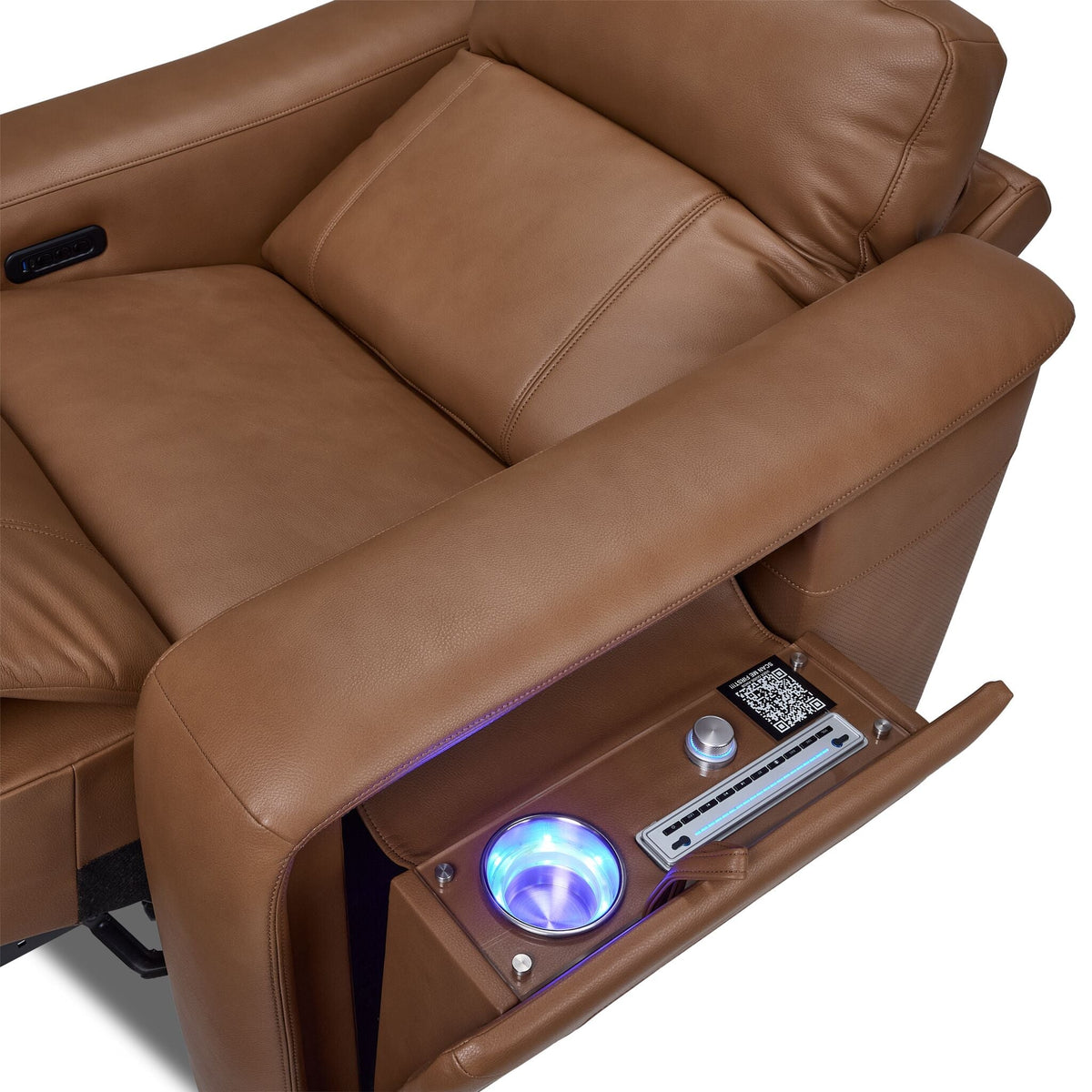 In Harmony - Zeppelin Power Reclining Sofa and Recliner Set- Tan