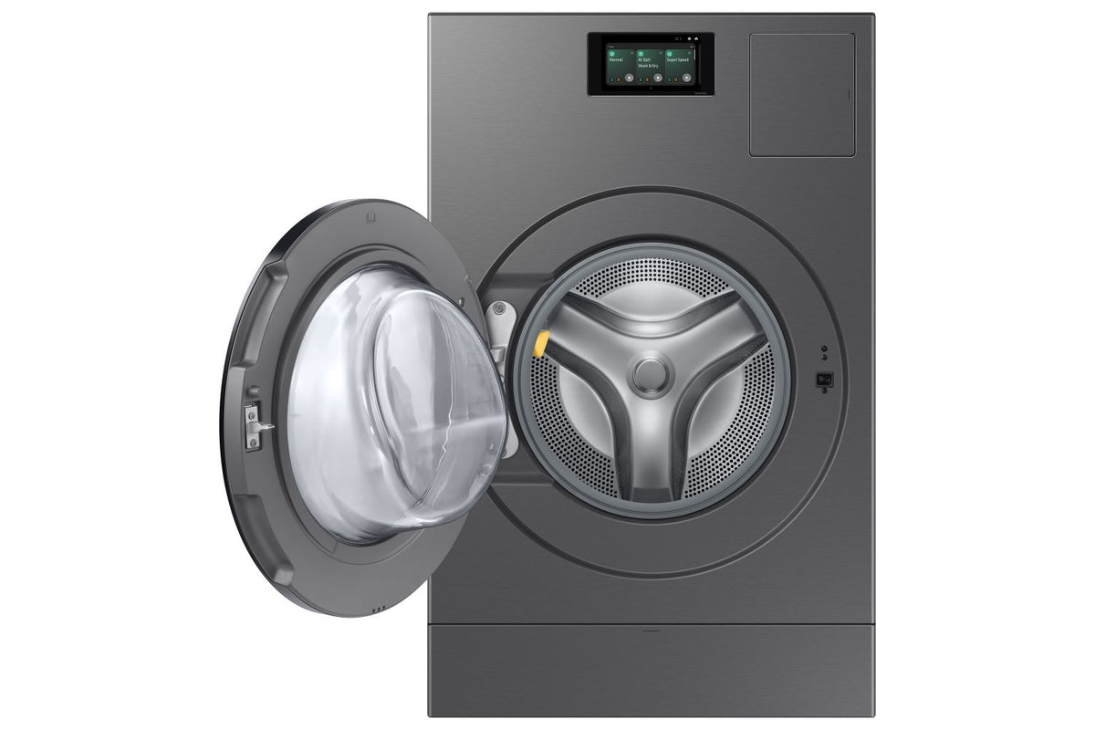 Samsung BESPOKE Dark Steel AI All-in-One Washer and Dryer Laundry Combo (6.1 cu.ft.) - WD53DBA900HZA1