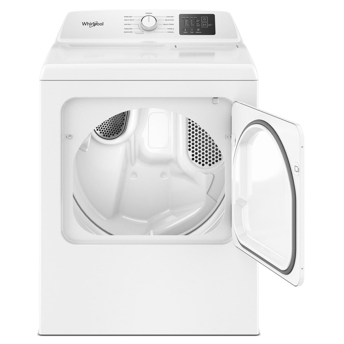 Whirlpool White Gas Dryer (7.0 Cu. Ft.) with Adaptive Dry - WGD4105SW
