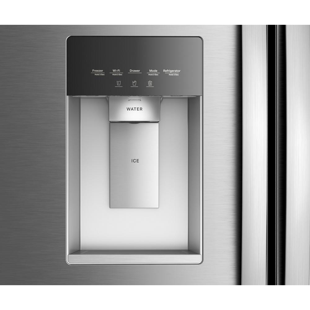 Whirlpool 36" 23.4 Cu. Ft. Fingerprint-Resistant Stainless Steel Counter-Depth 3-Door French Door Refrigerator – WRFC7036RZ
