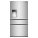 Whirlpool 36" 22.0 Cu. Ft. Fingerprint-Resistant Stainless Steel Counter-Depth 4-Door French Door Refrigerator – WRMC5036RZ