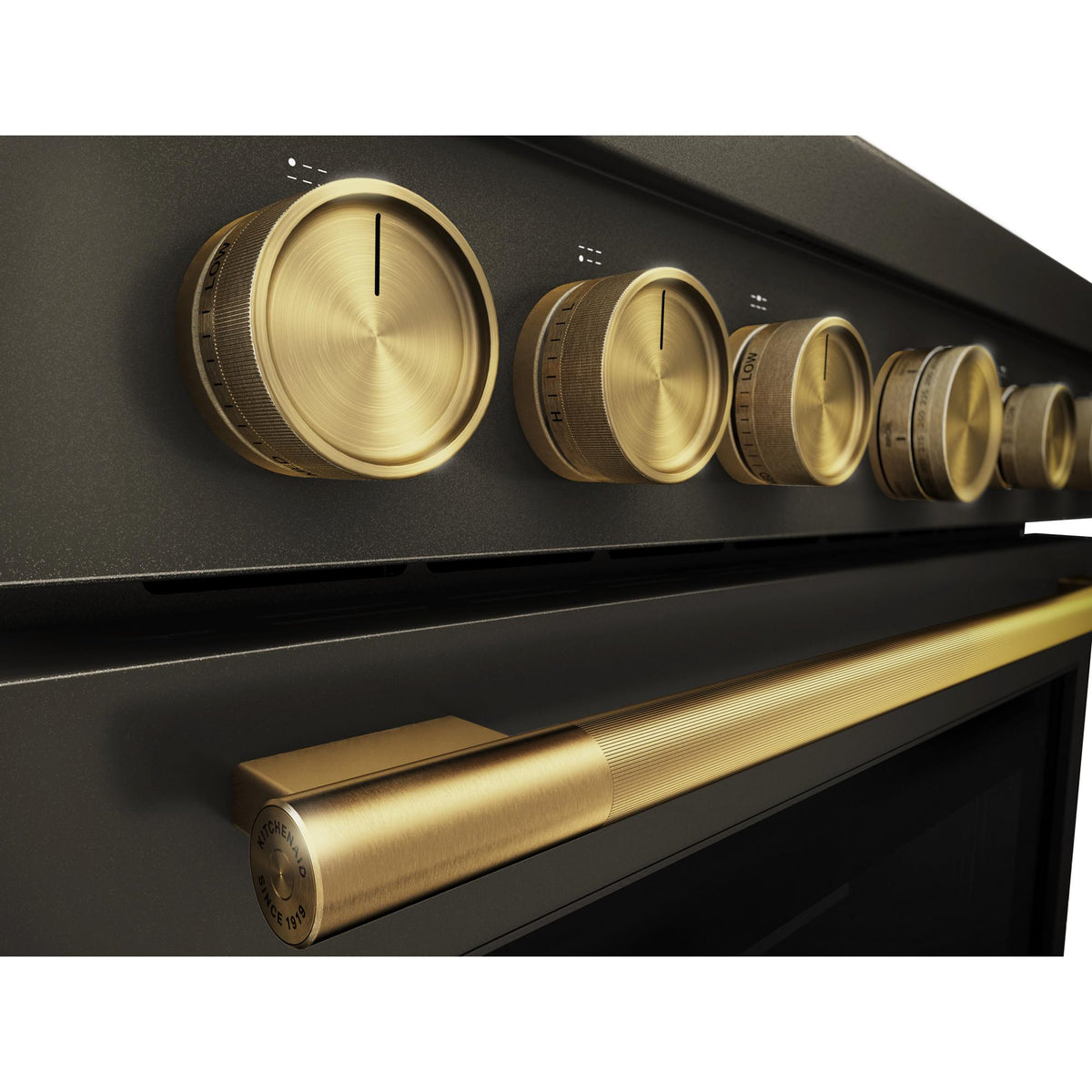 KitchenAid Black Ore Slide-In Range (5 cu. ft.) - KFDS936SBE