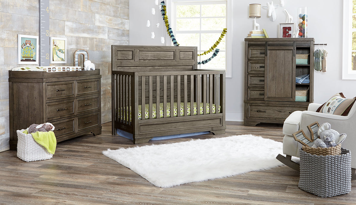 Foundry 6-Drawer Dresser - Brushed Pewter