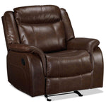 Scorpio Glider Recliner - Whiskey Brown