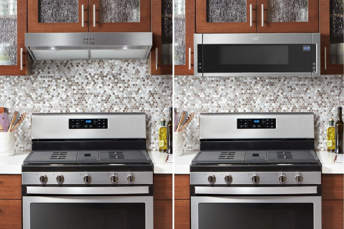 Whirlpool Stainless Steel 30" 265 CFM Under-the-Cabinet Range Hood with Dishwasher Safe Full-Width Grease Filter - WVU37UC0FS