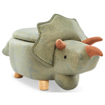 Dinosaur Storage Ottoman - Green