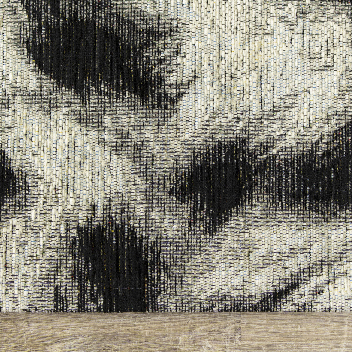 Kathy Leopard Print Area Rug - 5' X 8' - Grey/Black