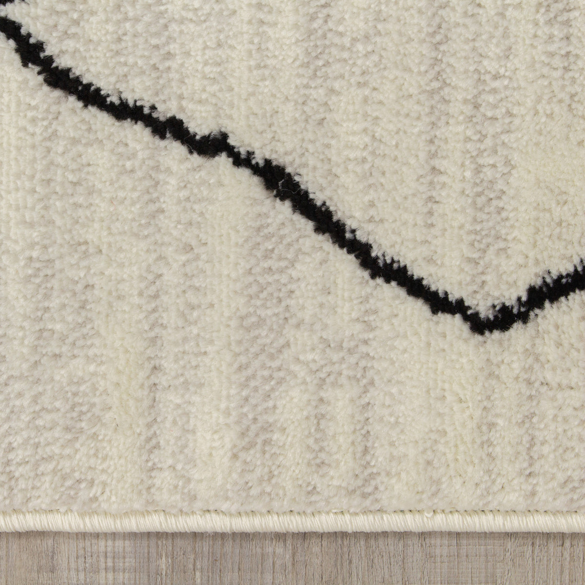 Meridian Pen-Drawn Trellis Lines Area Rug - 5' X 8' - Grey