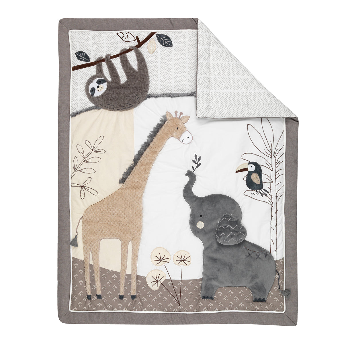 Baby Jungle 4-Piece Bedding Set