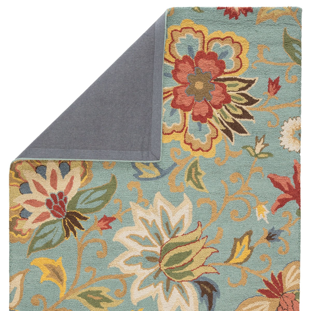 Attalou II Area Rug - 5' X 8' - Light Blue/Multi
