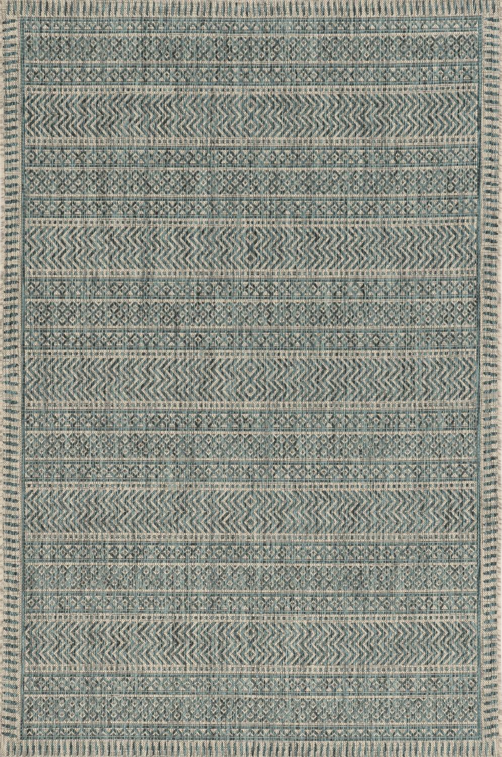 Parma II 7'10" x 10'10" - Teal Area Rug