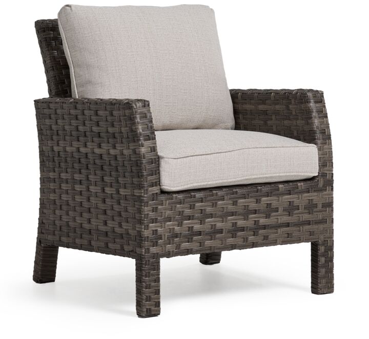 Acadia 6-Piece Banquette Outdoor Furniture - Grey, Beige