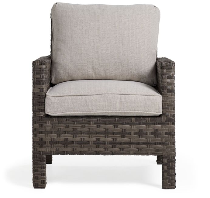 Acadia 6-Piece Banquette Outdoor Furniture - Grey, Beige