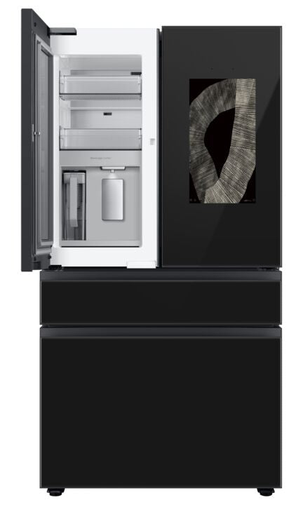 Samsung BESPOKE 36" 4-Door Counter-Depth Refrigerator with Beverage Center and Family Hub (Without Panels) (22.5 cu.ft.) - RF23BB8900ACAC