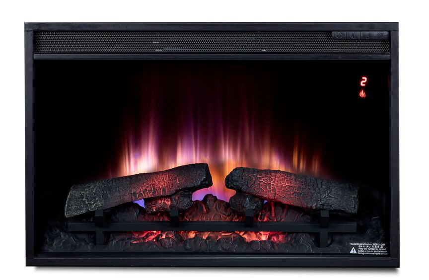 Sorenson 72" Fireplace TV Stand - Black