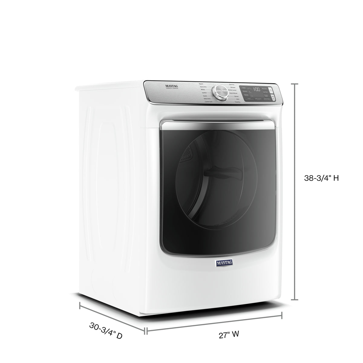 Maytag White Gas Dryer (7.3 Cu. Ft.) - MGD8630HW
