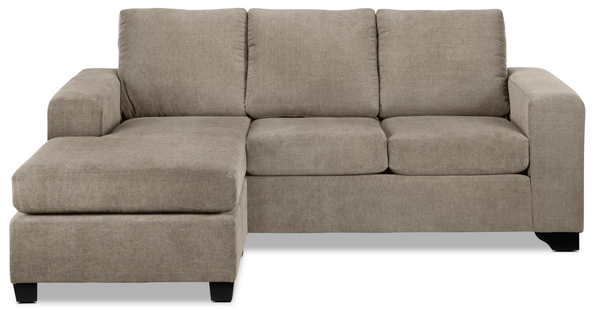 Fava Chaise Sofa - Pewter